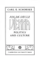 Fin-de-Siècle Vienna