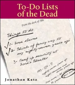 To-do lists of the dead