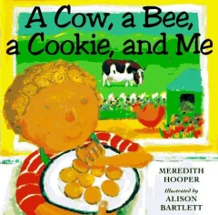 A cow, a bee, a cookie, and me