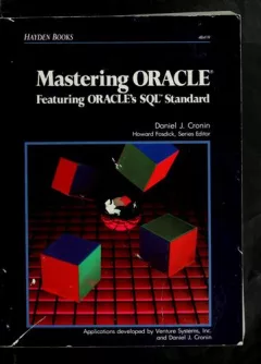 Mastering Oracle