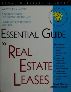 Essential guide to real estate leases