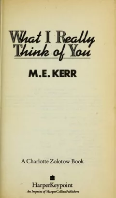 What I Really Think of You