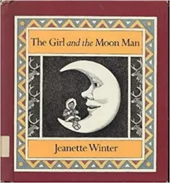 The girl and the moon man