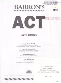 Barron's ACT