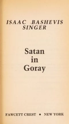 Satan in Goray