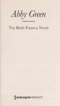 The bride Fonseca needs
