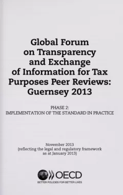 Global forum on transparency and exchange of information for tax purposes peer reviews