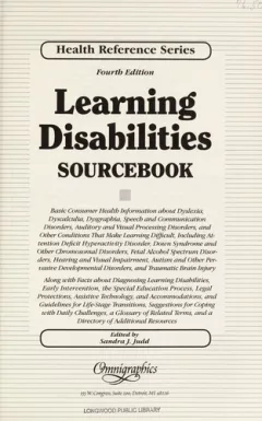 Learning disabilities sourcebook