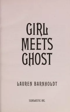 Girl meets ghost