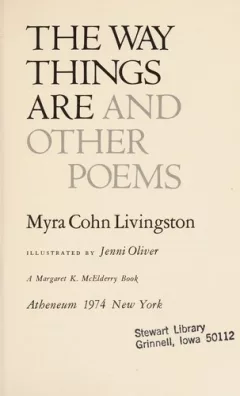 The way things are, and other poems.