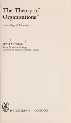 Theory of organizations