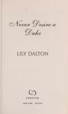 Never Desire a Duke
