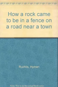 How a rock came to be in a fence on a road near a town
