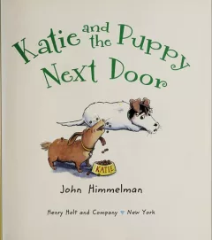 Katie and the puppy next door