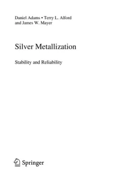 Silver metallization