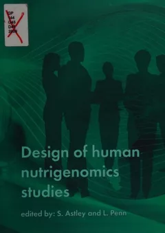 Design of human nutrigenomics studies