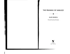 The meaning of Sarkozy