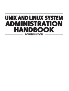 Unix System Administration Handbook