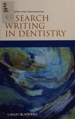 Research writing in dentistry