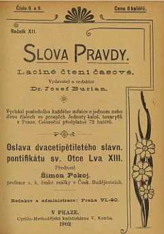 Oslava dvacetipětiletého slavn. pontifikátu sv. Otce Lva XIII.