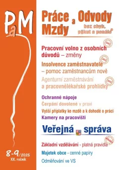 PaM 8-9/2025 Pracovní volno z osobních důvodů - změny