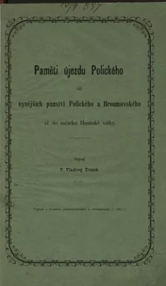 Paměti újezdu Polického čili nynějších panství Polického a Broumovského