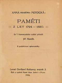 Paměti z let 1794–1820