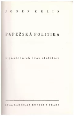Papežská politika v posledních dvou století