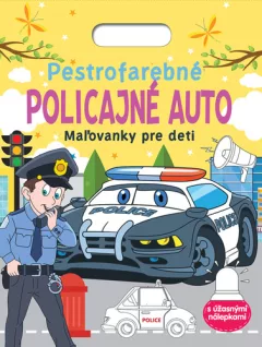 Pestrofarebné policajné auto (slovensky)