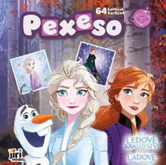 Pexeso v sešitu Ledové království