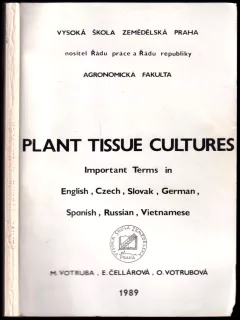 Plant Tissue Cultures