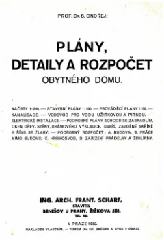 Plány, detaily a rozpočet obytného domu