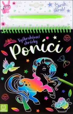 Poníci vyškrabávací obrázky Marzena Ćwik