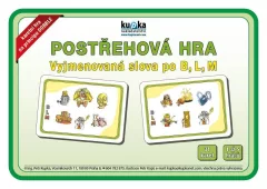 Postřehová hra - Vyjmenovaná slova BLM