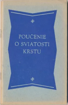 Poučenie o sviatosti krstu