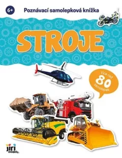 Poznávací samolepková knížka Stroje