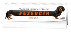 Pracovní kalendář žánrový Jezevčík 2027