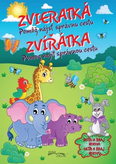 Pracovný zošit Zvieratká/Zvířátka + Zmazateľné pero CZ +SK verzia 21x30cm