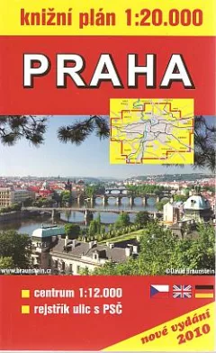 Praha: knižní plán 1:20 000
