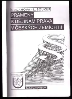 Prameny k dějinám práva v českých zemích
