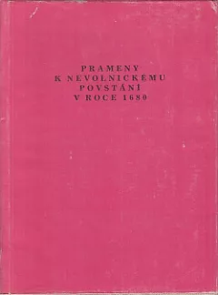 Prameny k nevolnickému povstání v roce 1680