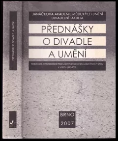 Přednášky o divadle a umění