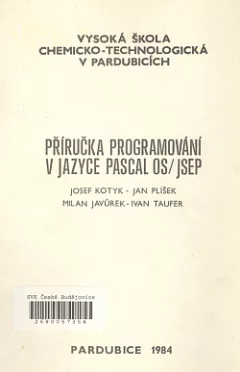 Příručka programování v jazyce PASCAL OS/JSEP