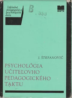 Psychológia učiteľovho pedagogického taktu