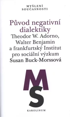 Původ negativní dialektiky Theodor W. Adorno, Walter Benjamin a frankfurtský Institut pro sociální výzkum