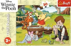 Puzzle Den s Medvídkem Pú 30 dílků