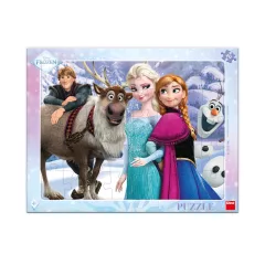 Puzzle deskové Frozen: Na procházce 40 dílků