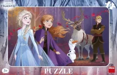 Puzzle deskové Ledové království II 15 dílků