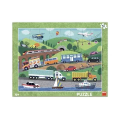 Puzzle Dopravní prostředky 40 dílků