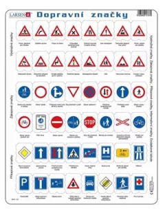 Puzzle - Dopravní značky 48 dílků